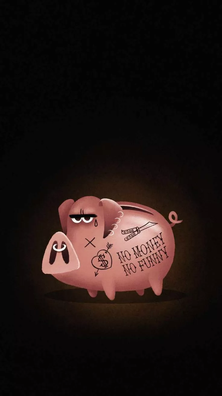 No Money No Funny Pig