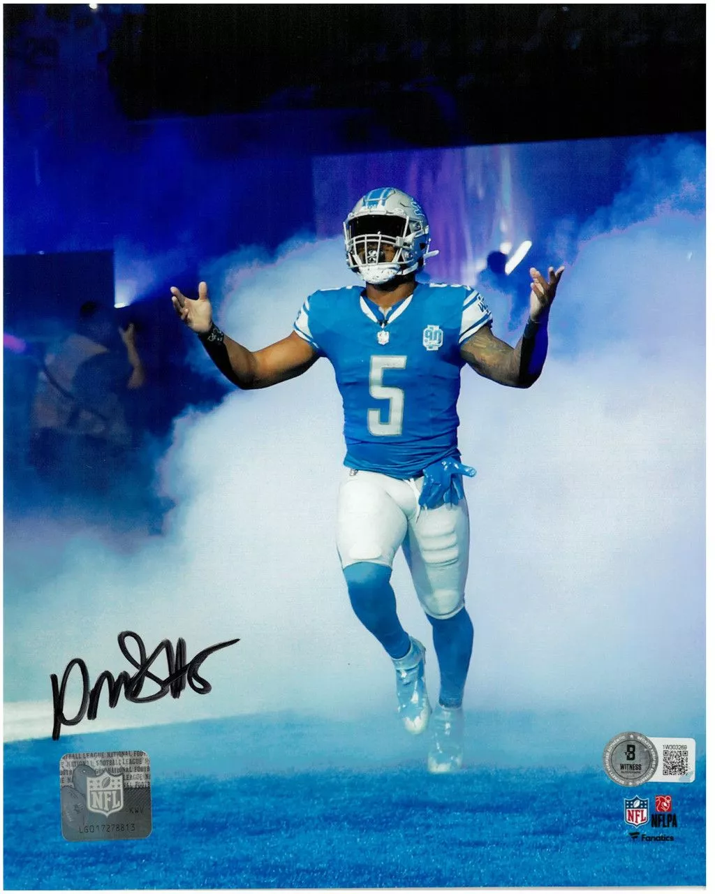 David Montgomery Autographed Detroit