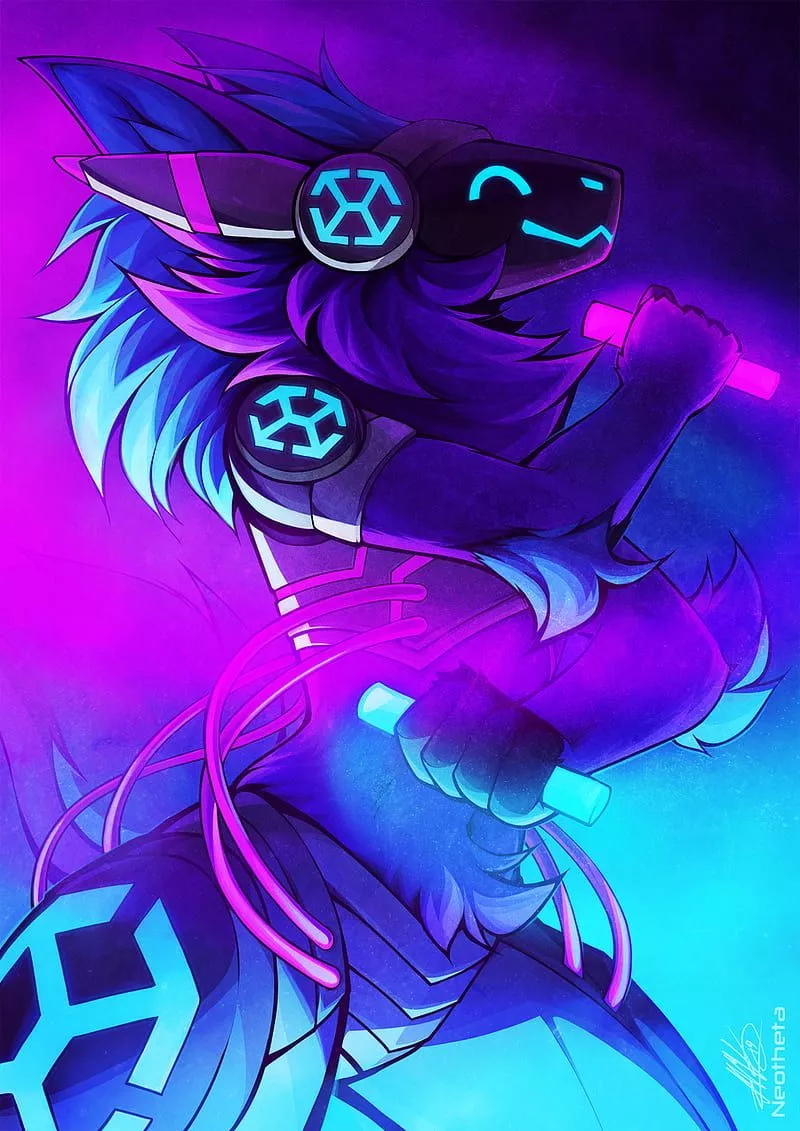 HD furry girl wallpaper