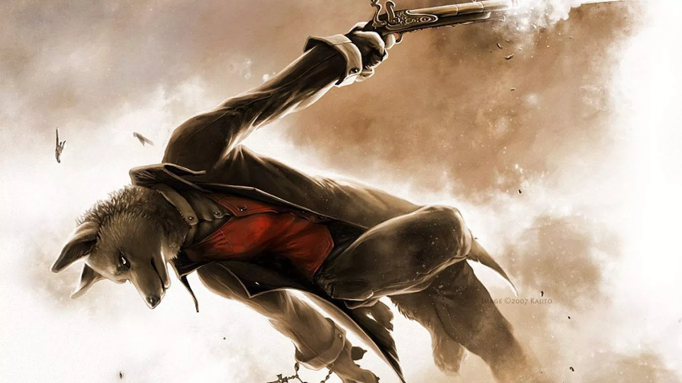 Wolf Furry Warrior Wallpaper