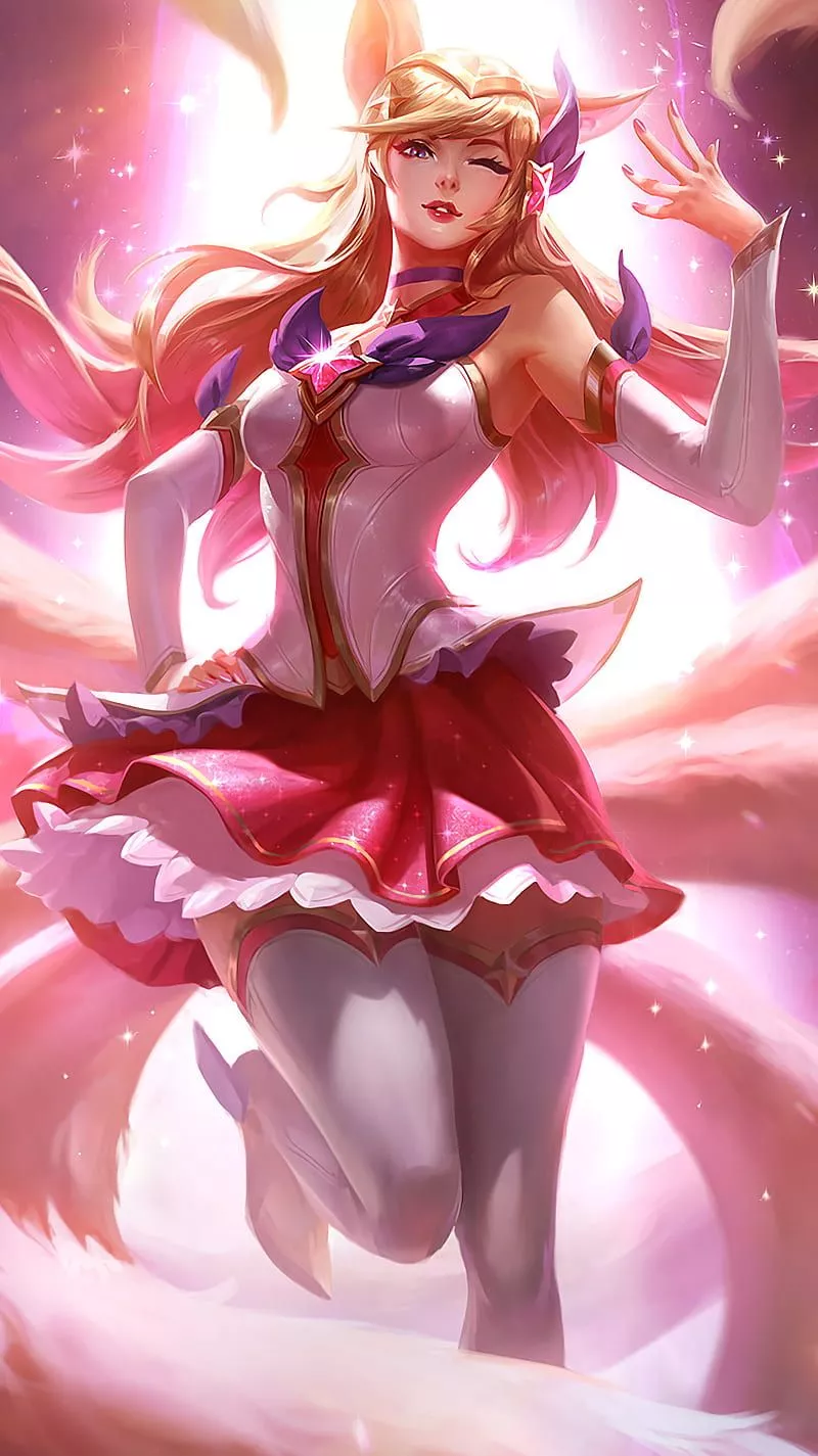HD star guardian ahri wallpaper