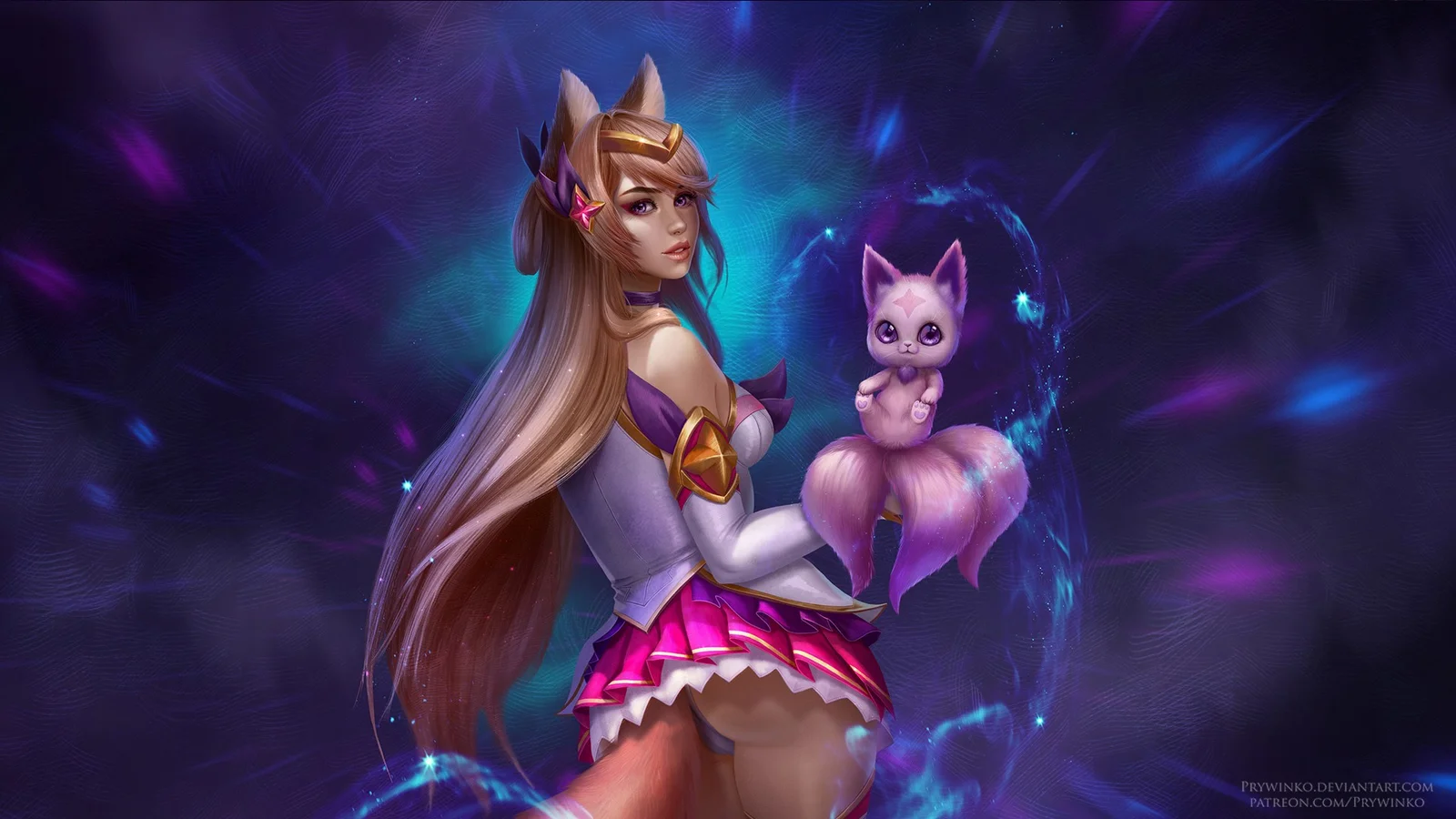 Star Guardian Ahri. Wallpaper & Fan