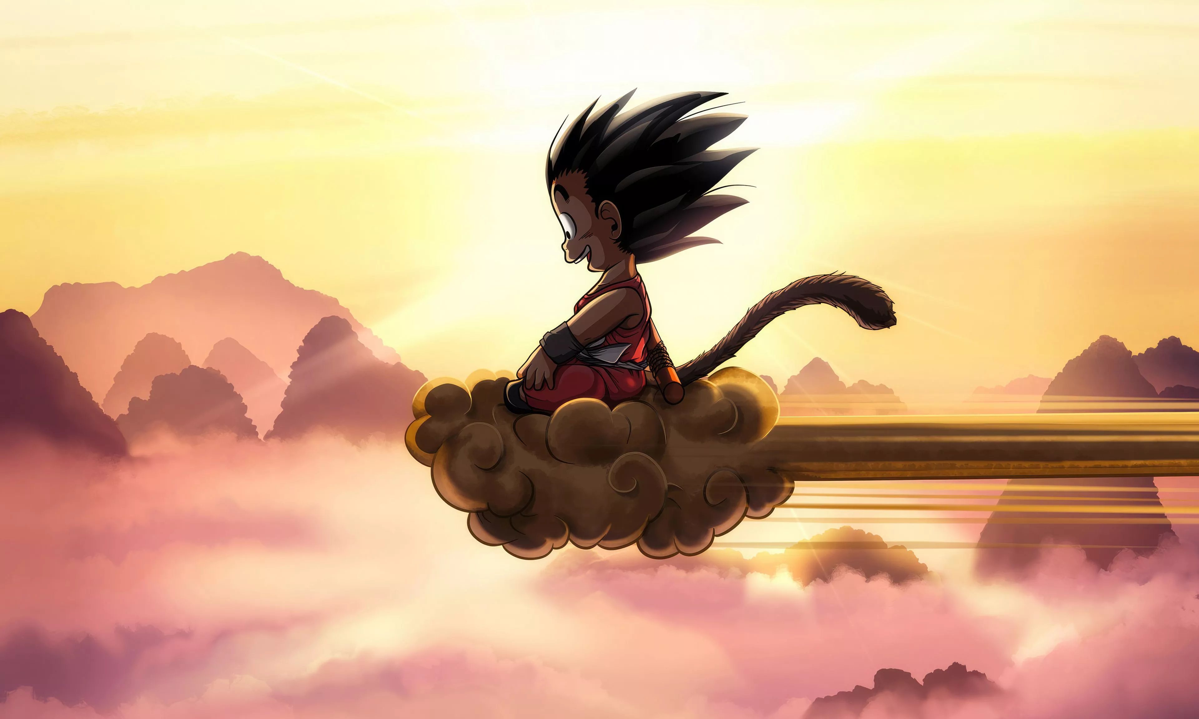 Flying Nimbus And Goku Wallpaper, HD