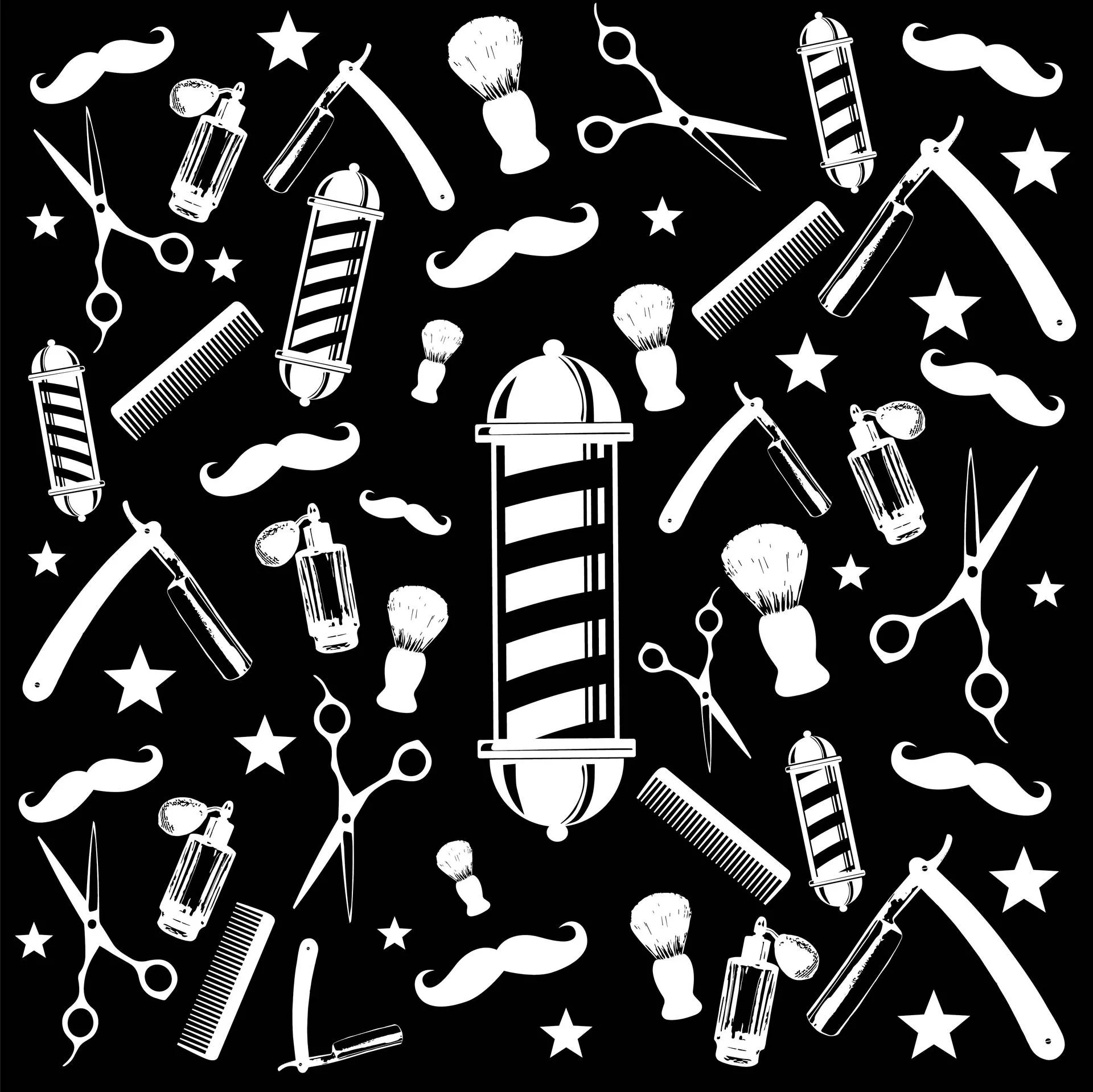 Creative Barber Pole Art Wallpaper