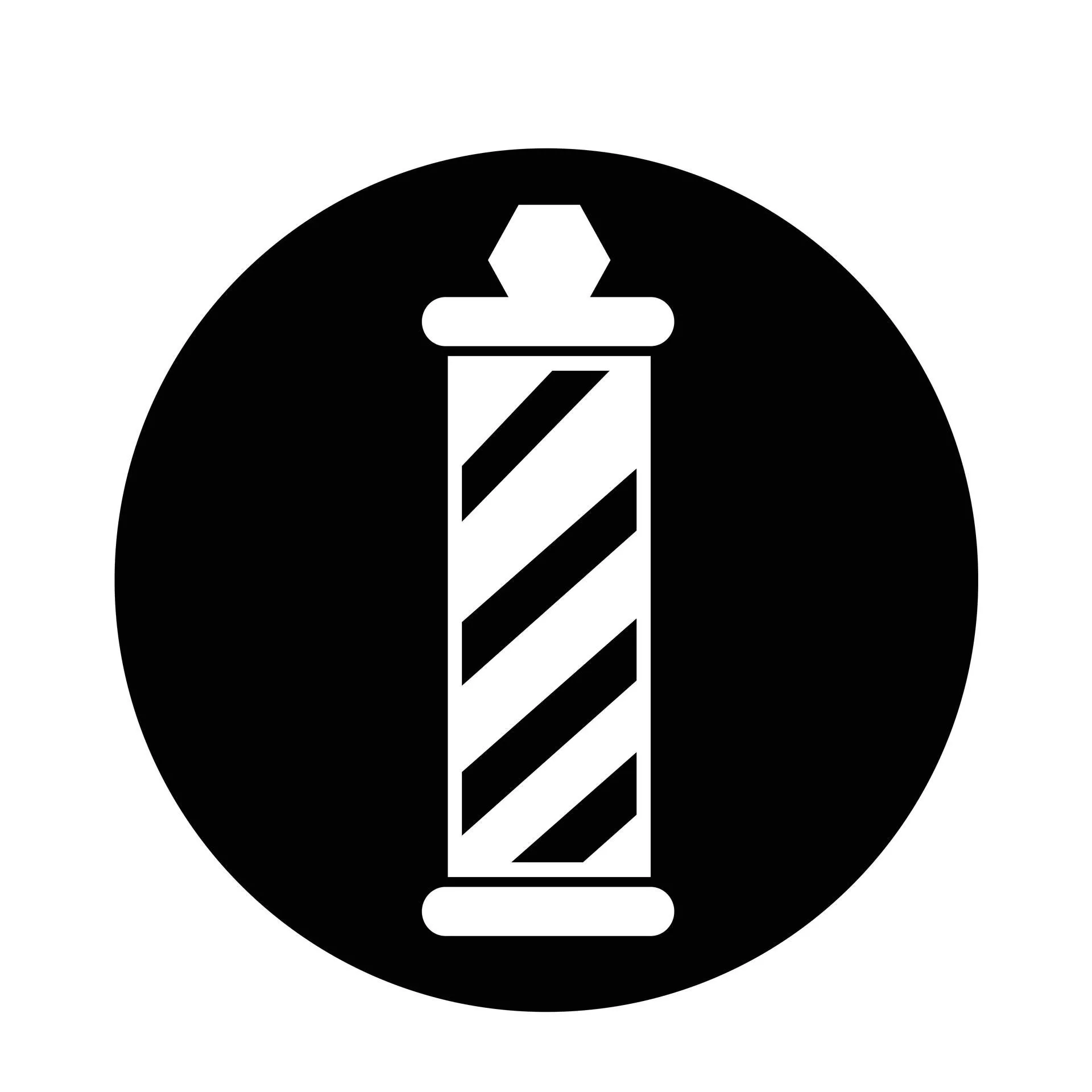Classic Barber Pole Symbol. Wallpaper