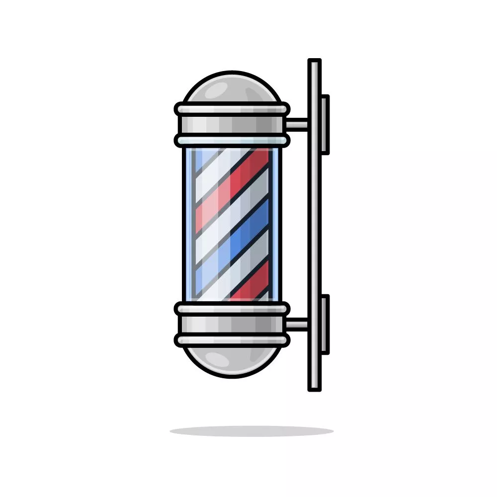 Barber Pole Royalty Free Stock Vector