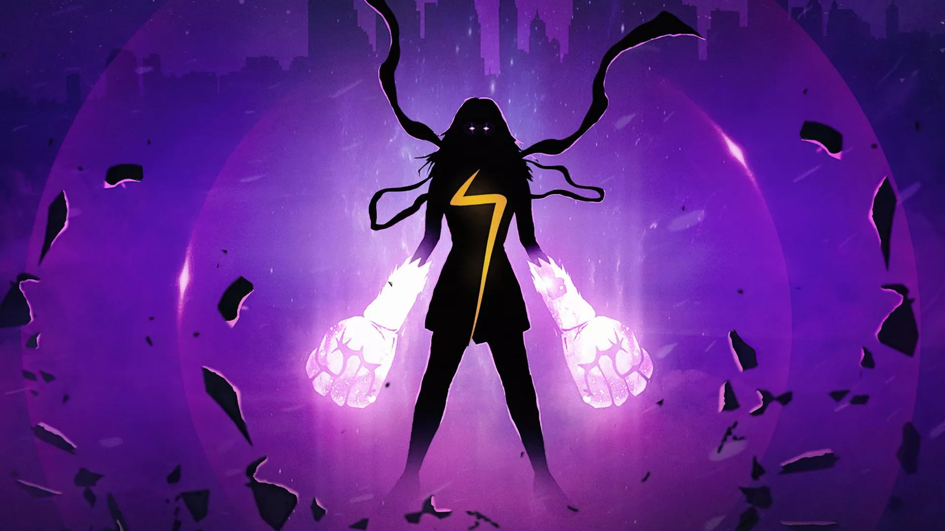 Disney Ms. Marvel HD Cool Minimal Art