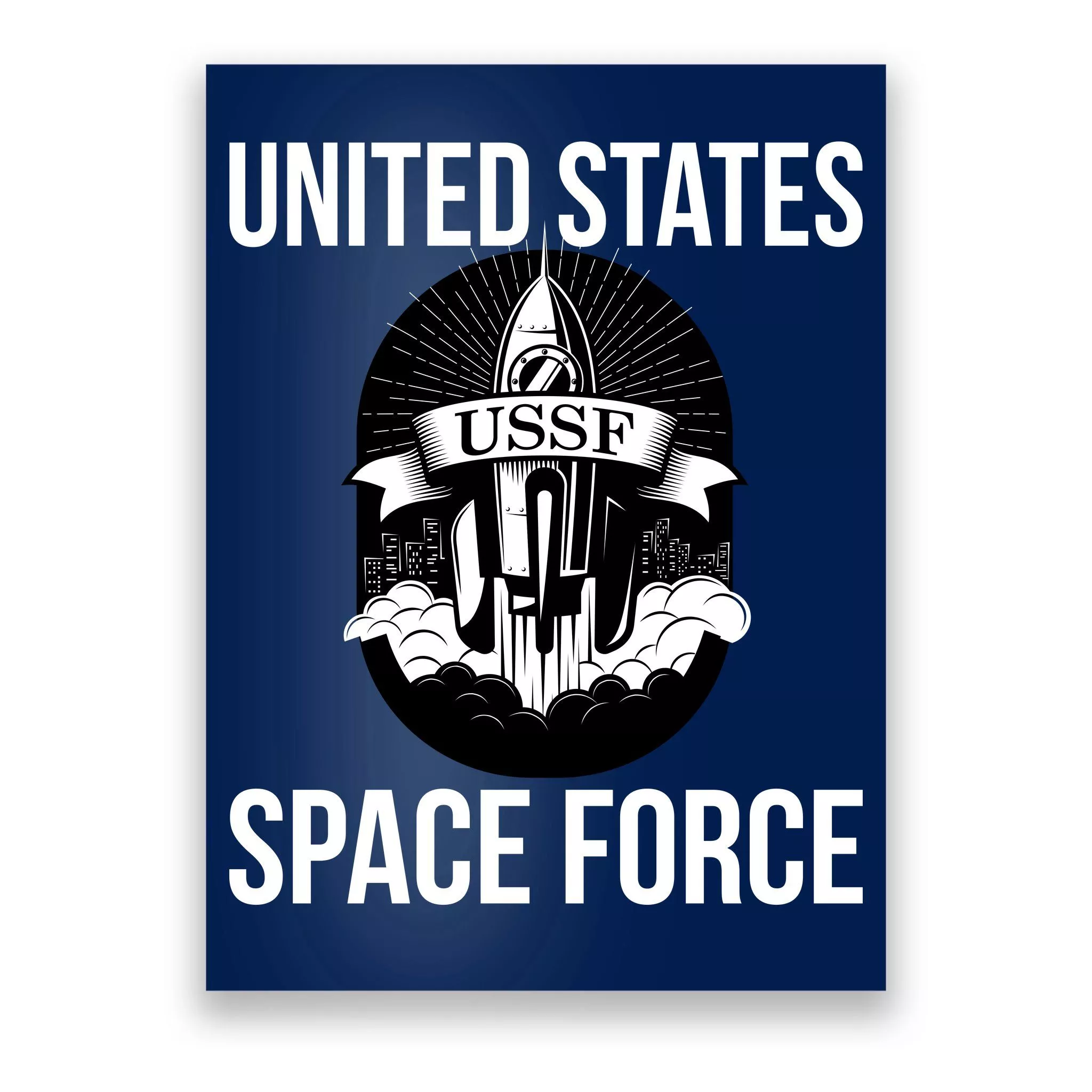 USSF United States Space Force Rocket