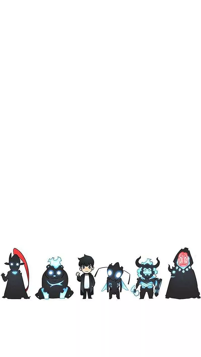 Solo leveling, igris, beru, chibi, iron