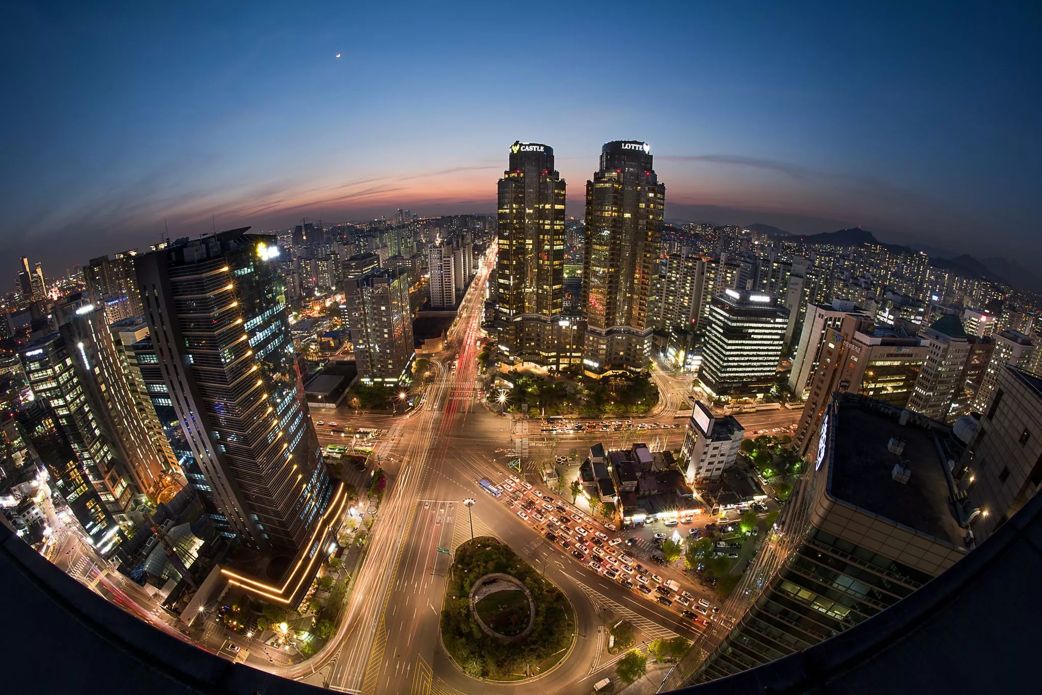 Seoul Nightscape HD Wallpaper