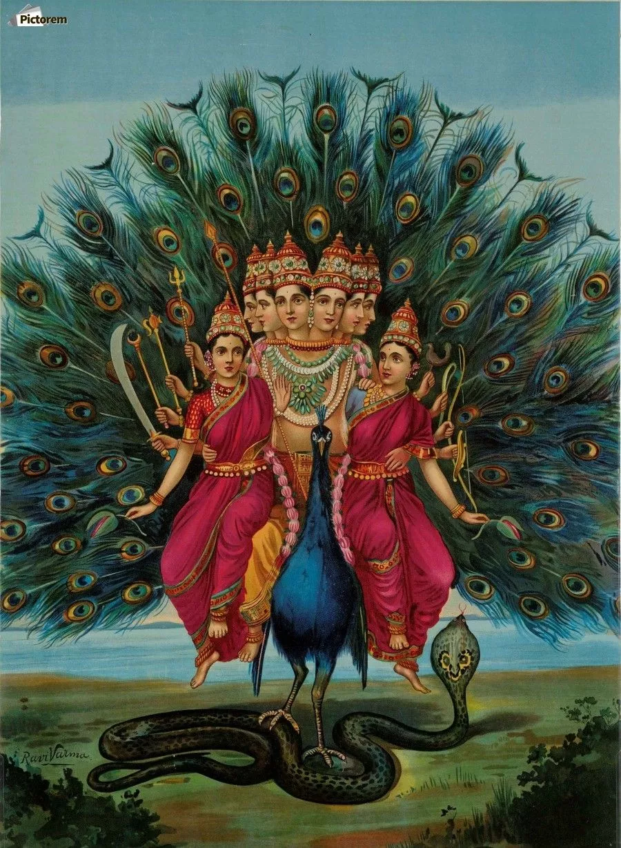 Murugan by Raja Ravi Varma Wall Art