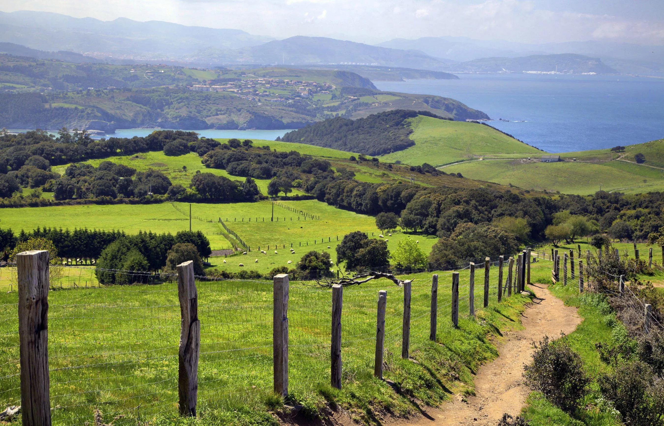 Wallpaper mountains, coast, Spain