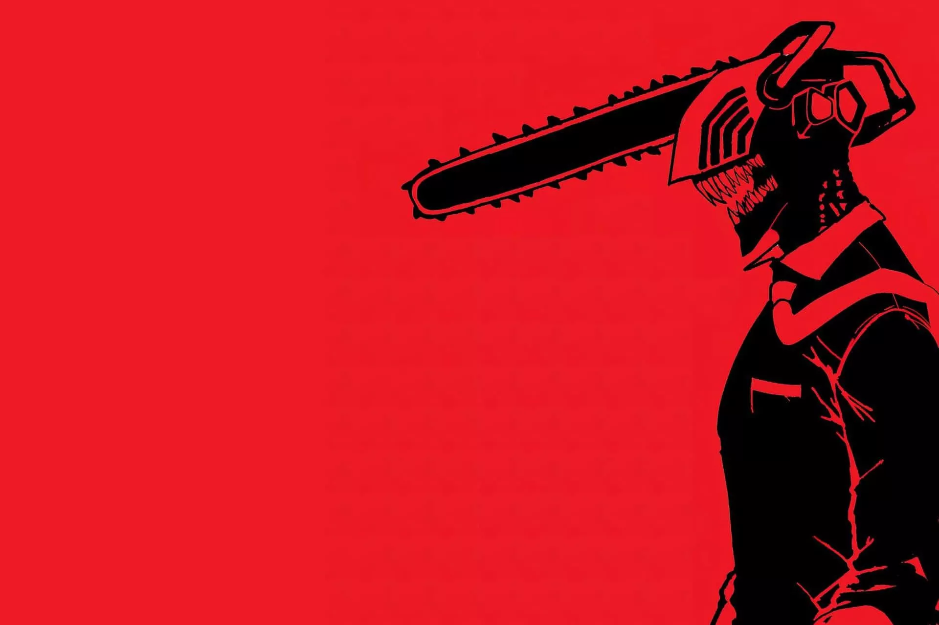 Chainsaw On His Head Wallpaper