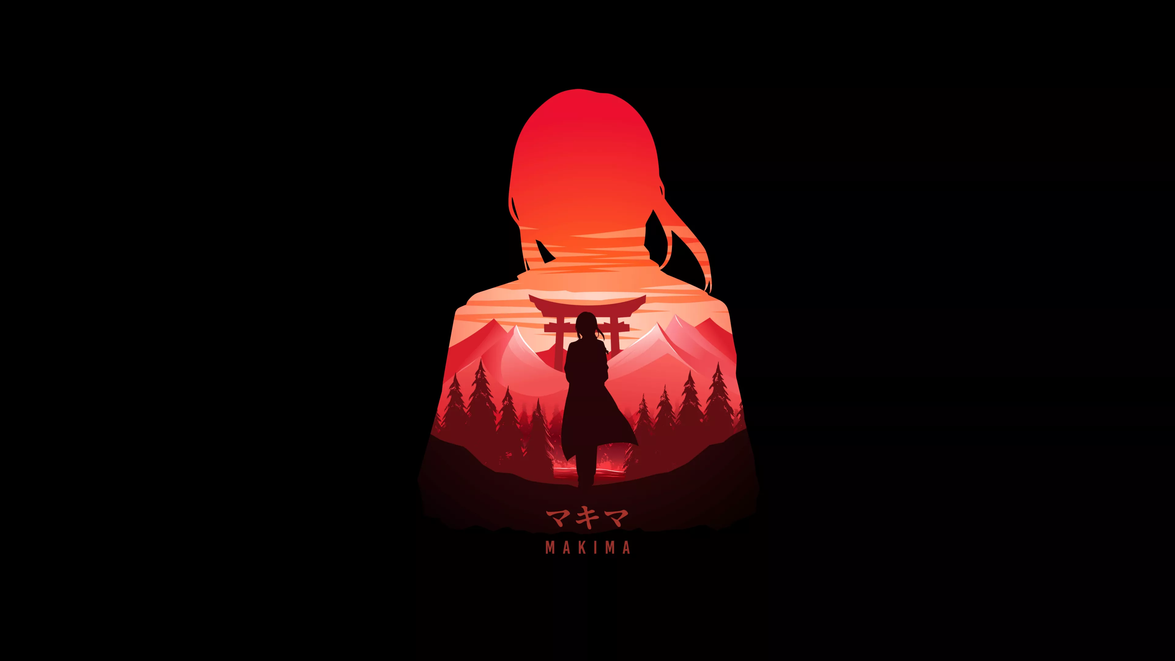 Makima Wallpaper 4K, Chainsaw Man