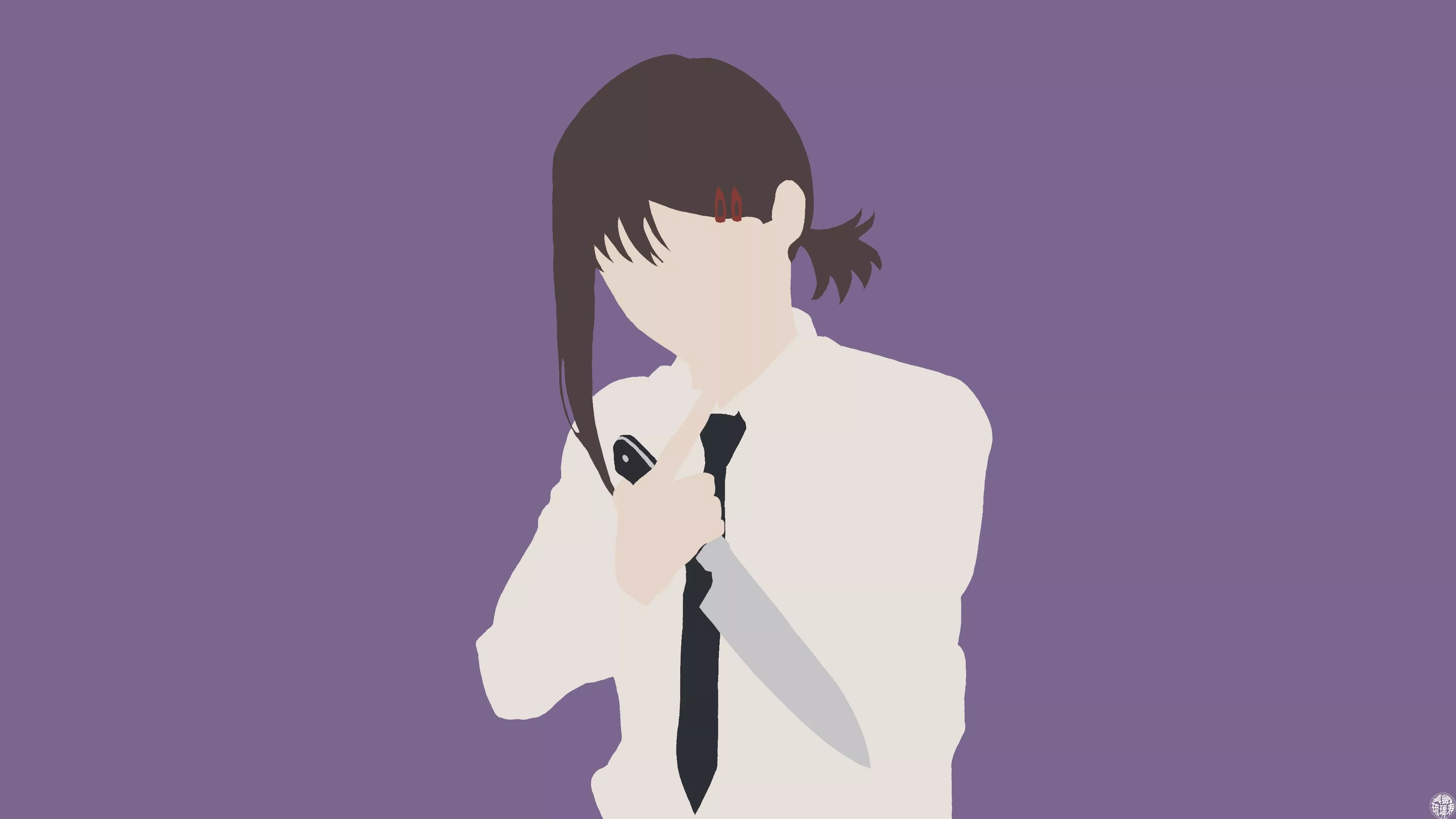 Minimalist Kobeni from Chainsaw Man