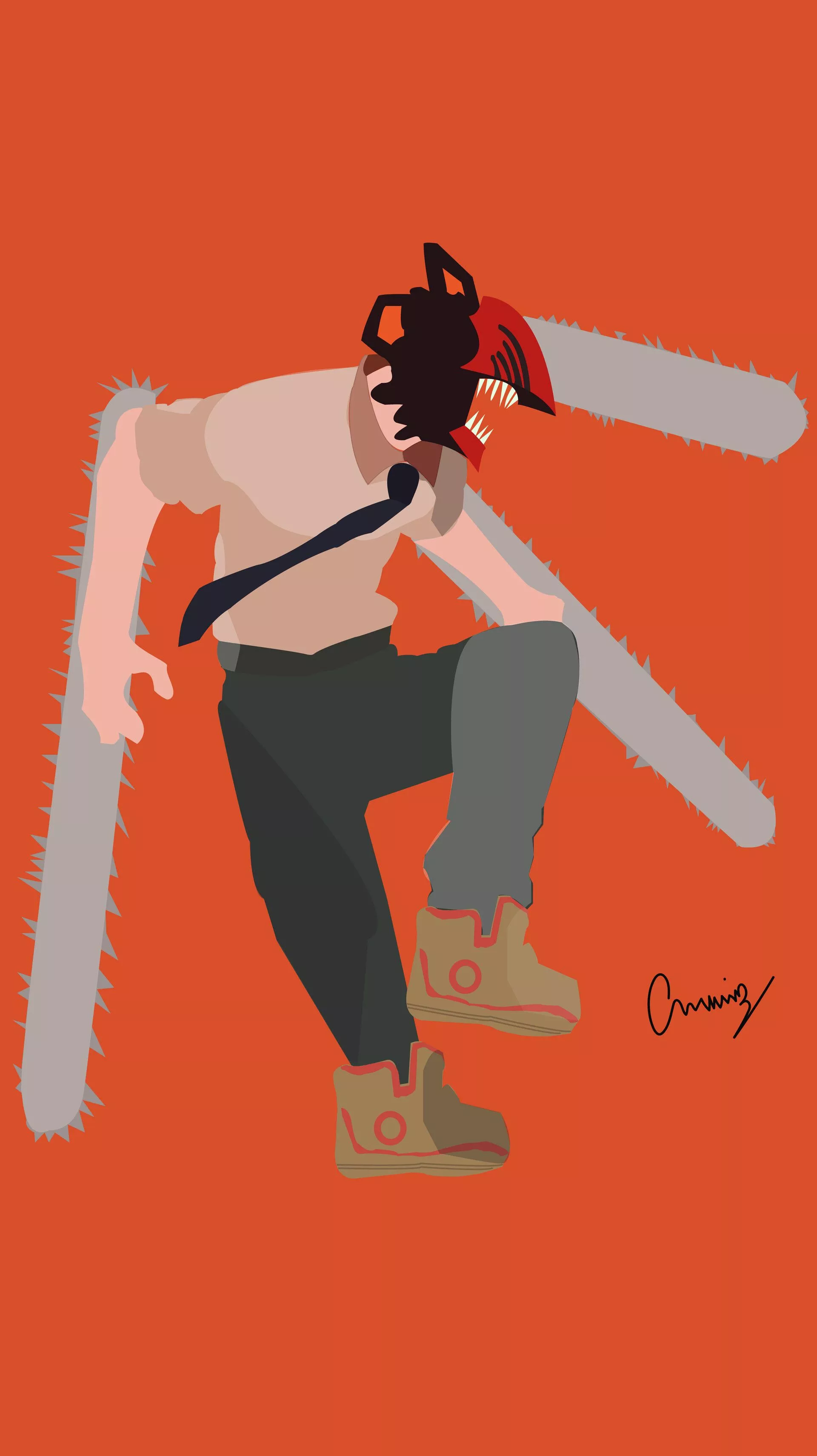 minimalist chainsaw man