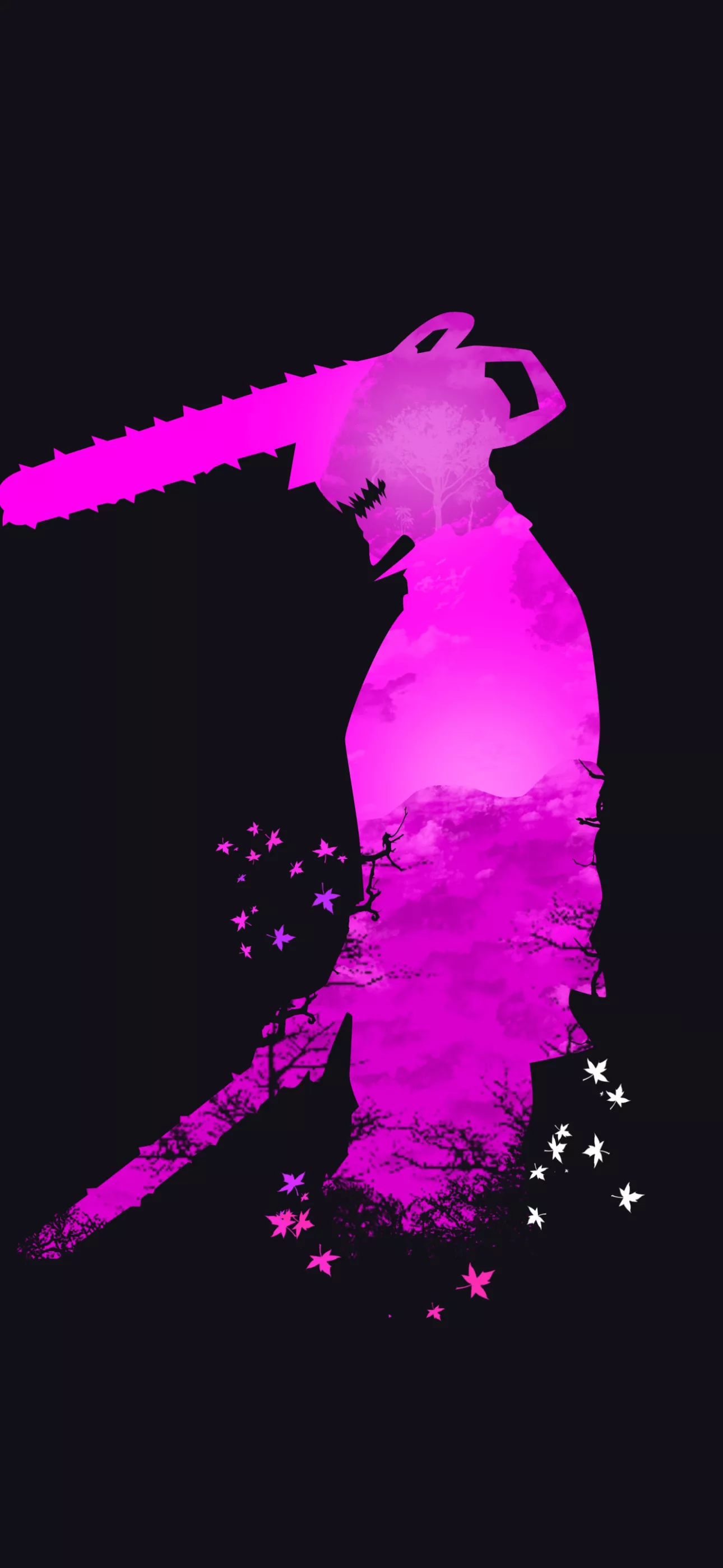 Wallpaper 4K, 5K, Denji, Black background