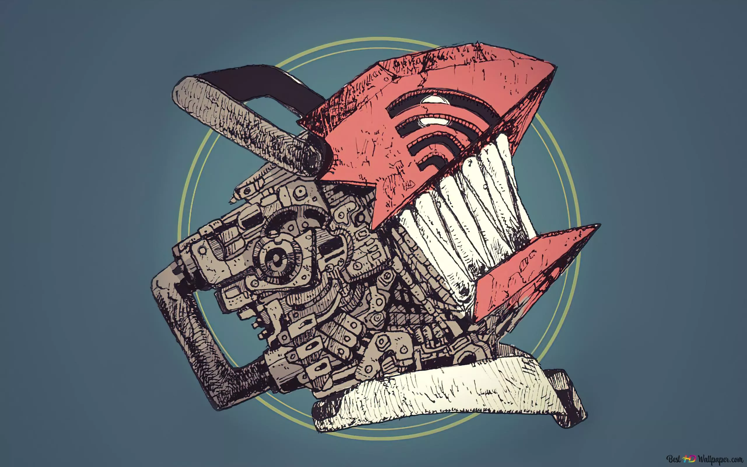 Chainsaw Man (Face Logo) 4K