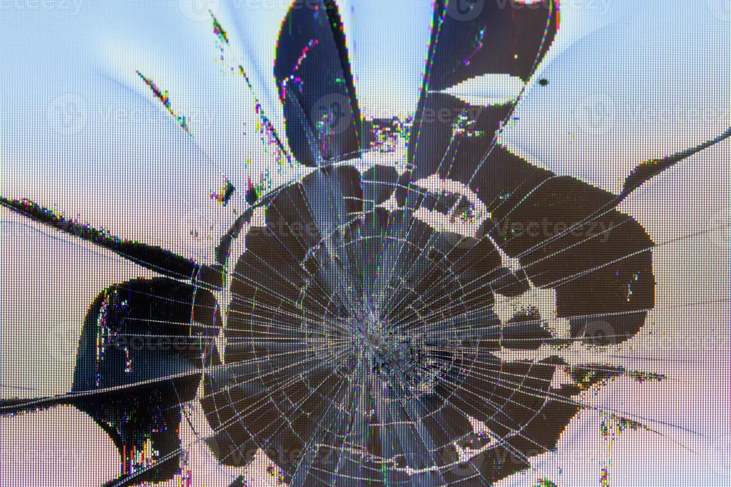 Cracked Screen Image