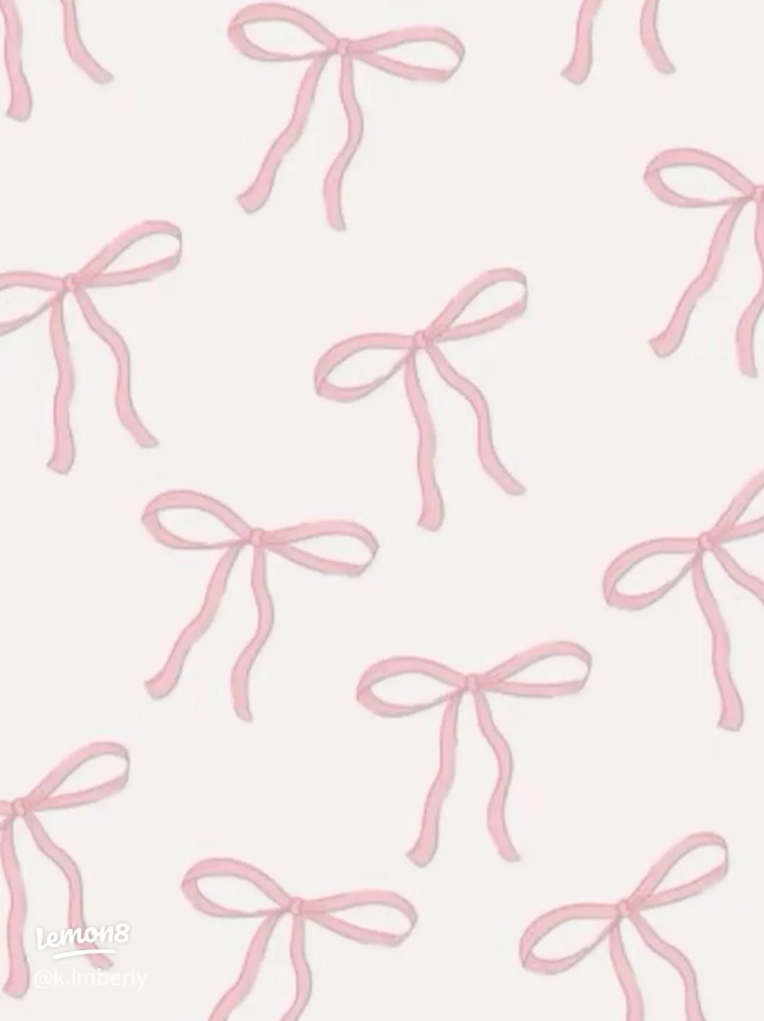 Cute bow wallpaper inspo!
