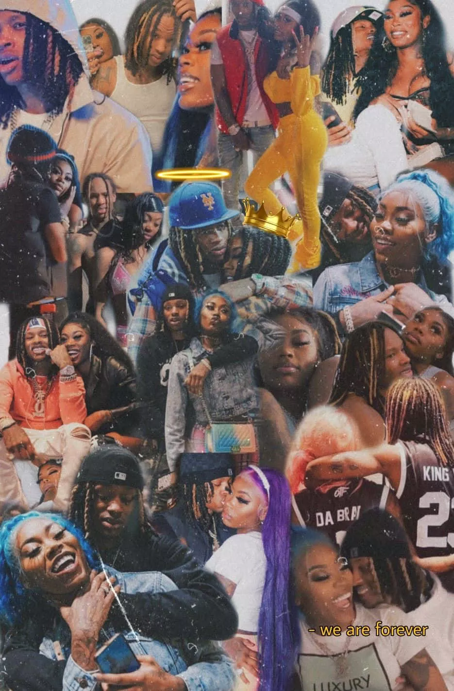 Download King Von posing with a fierce