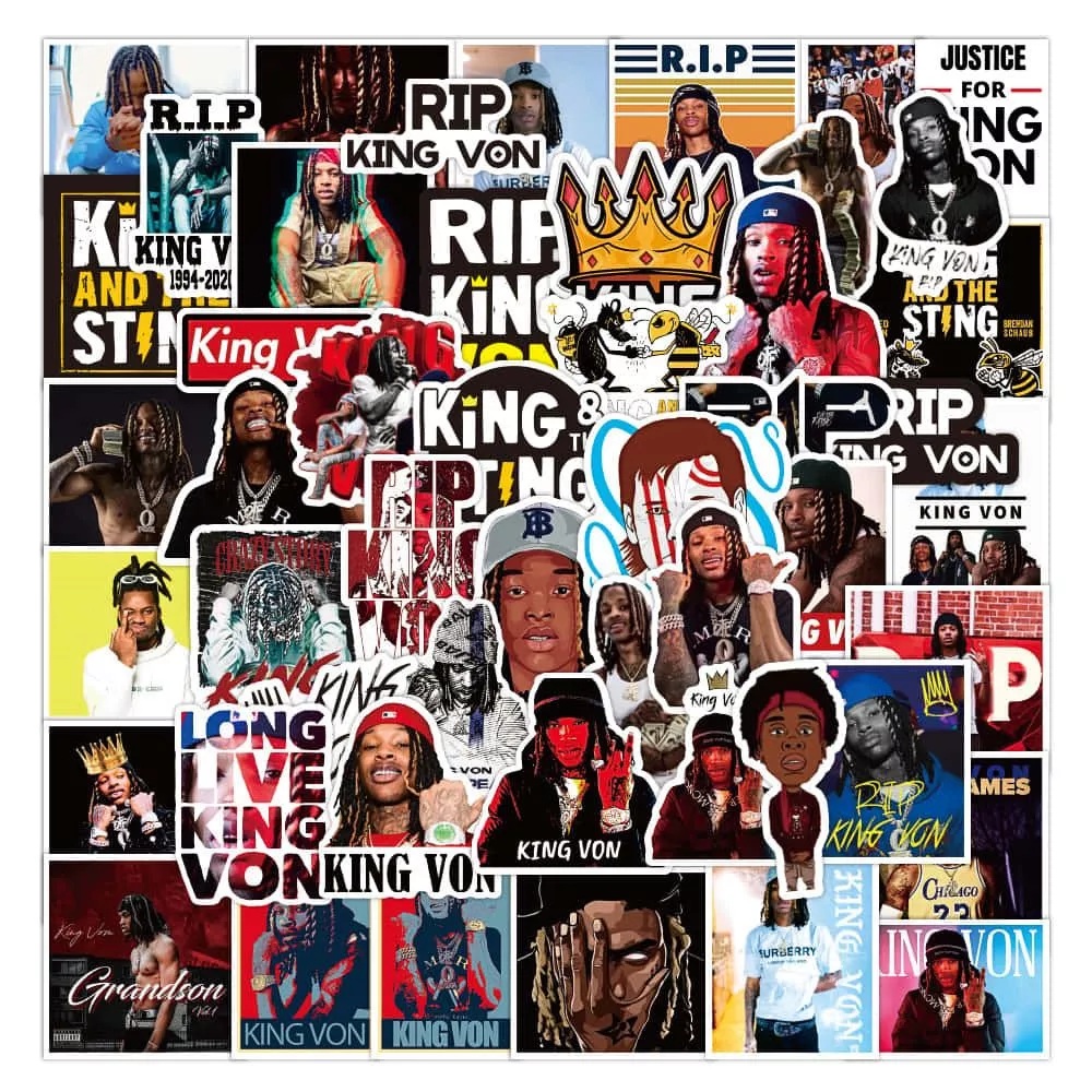 Download King Von posing confidently