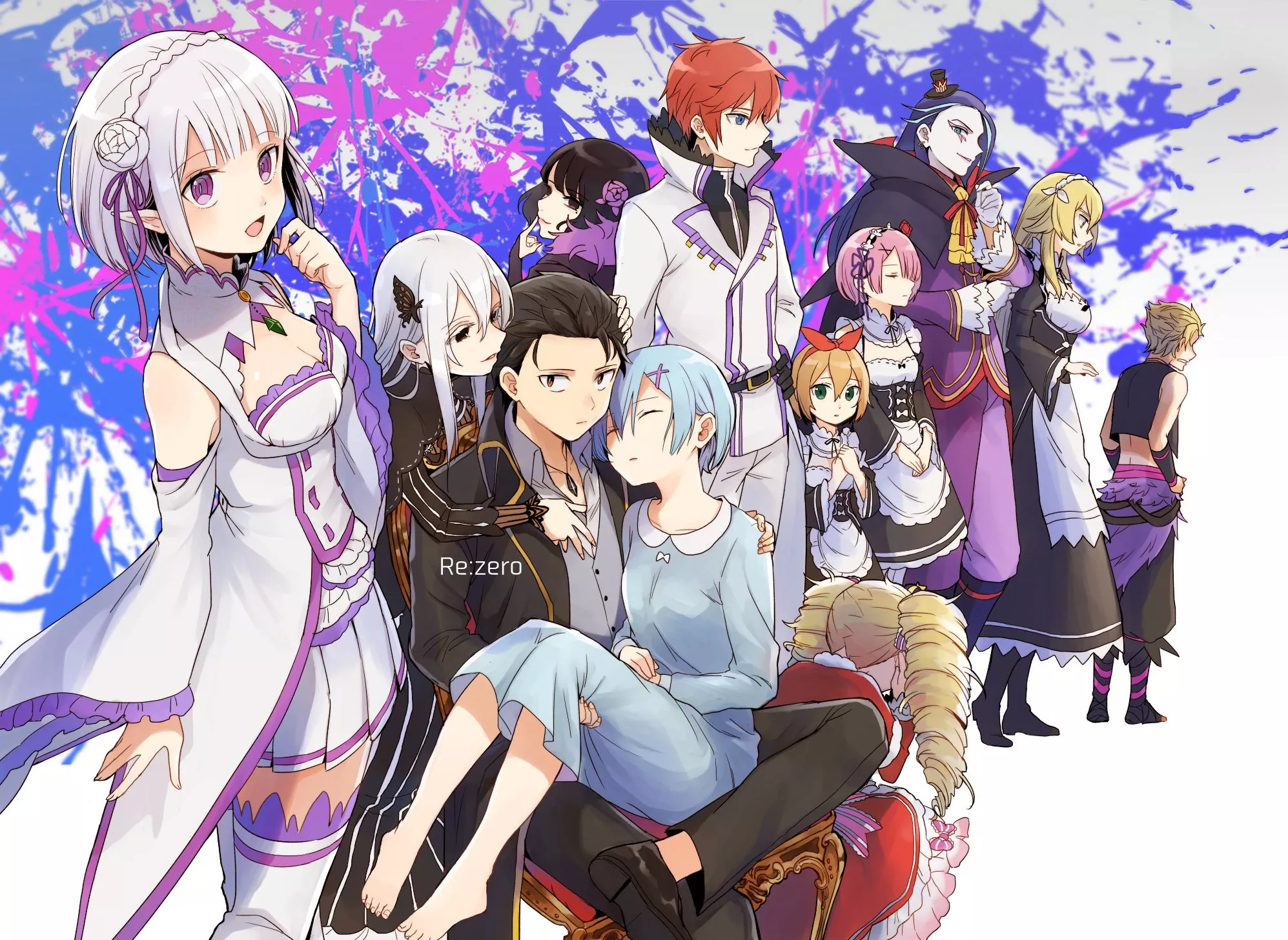 HD desktop wallpaper: Anime, Emilia Re