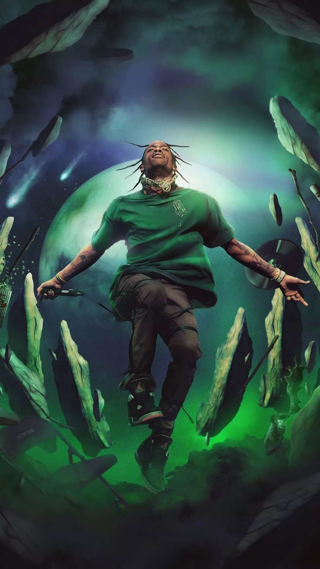 Travis Scott Wallpaper 4K, Utopia, 2023