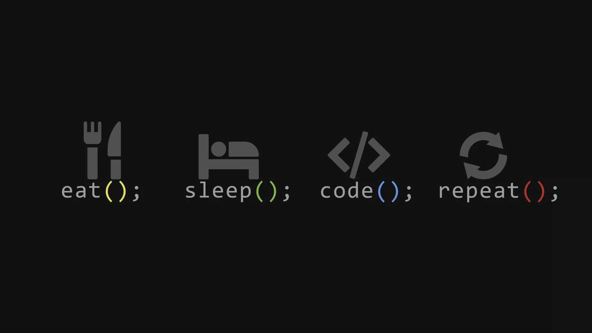 Programmer Eat, Sleep Code