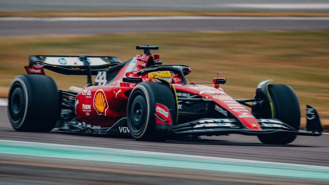 Hamilton: Driving a Ferrari one