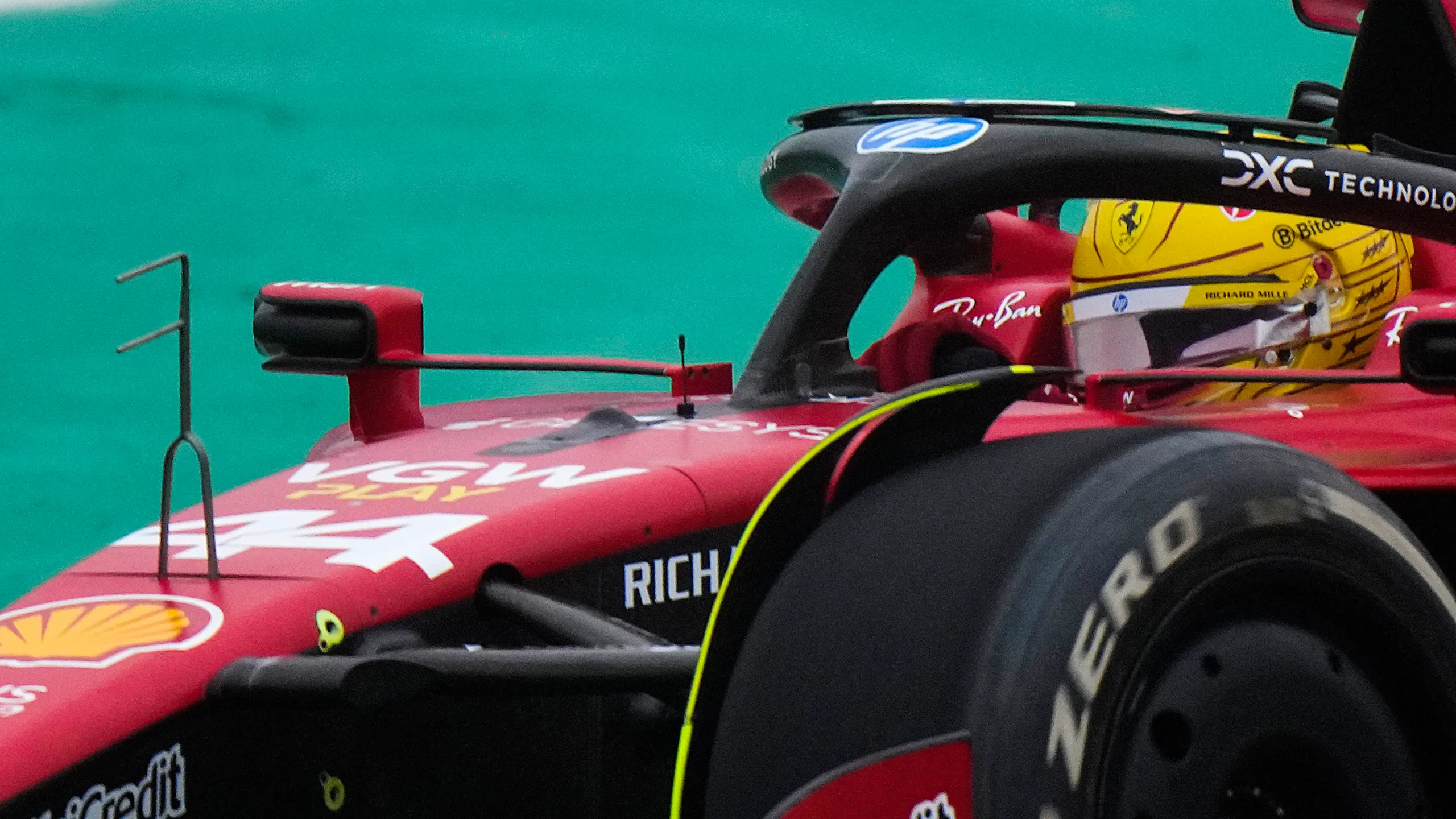 Lewis Hamilton says driving a Ferrari