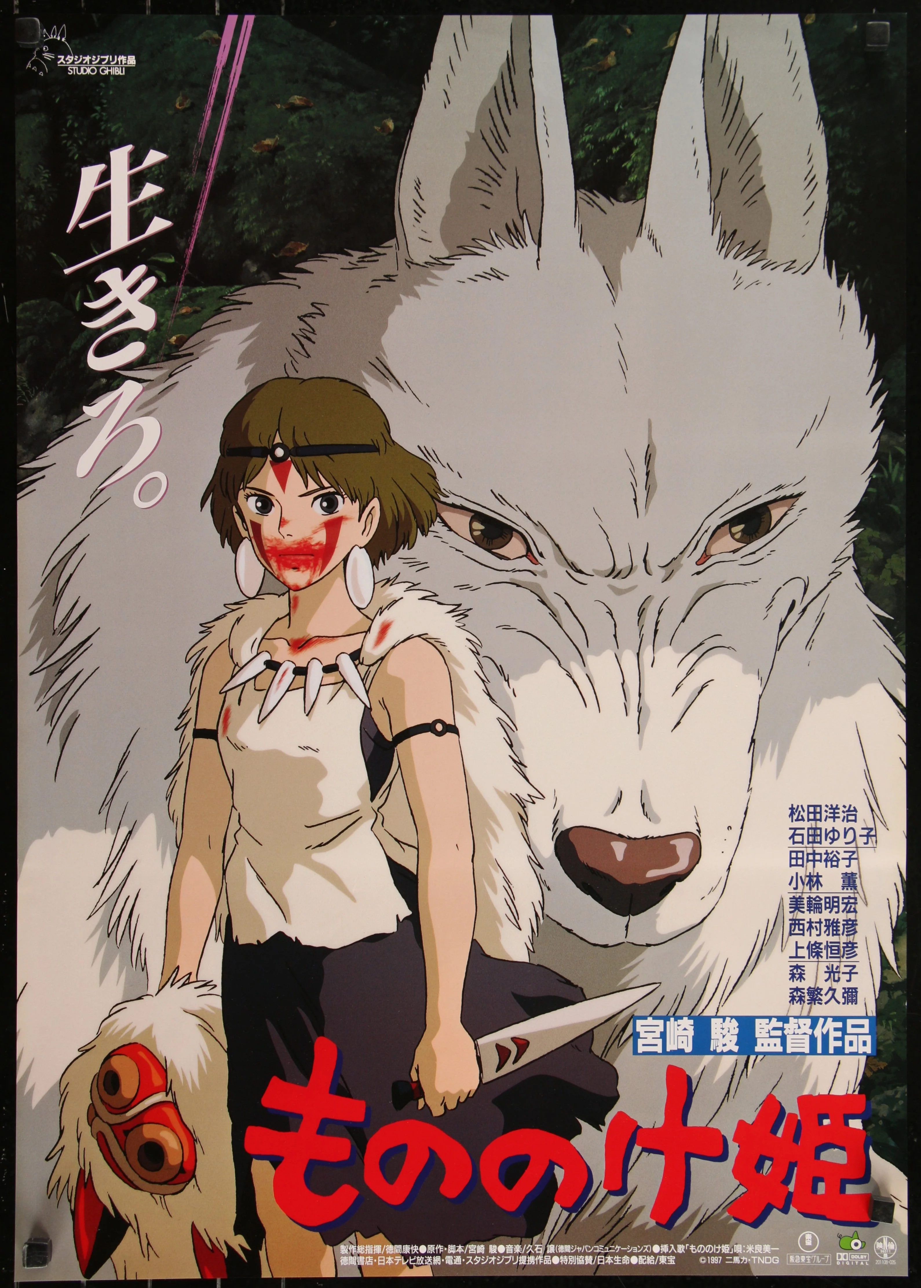 Princess Mononoke Movie Poster 1997