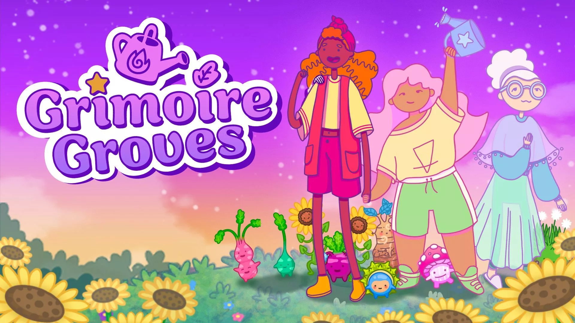 Cozy Rogue Lite Grimoire Groves