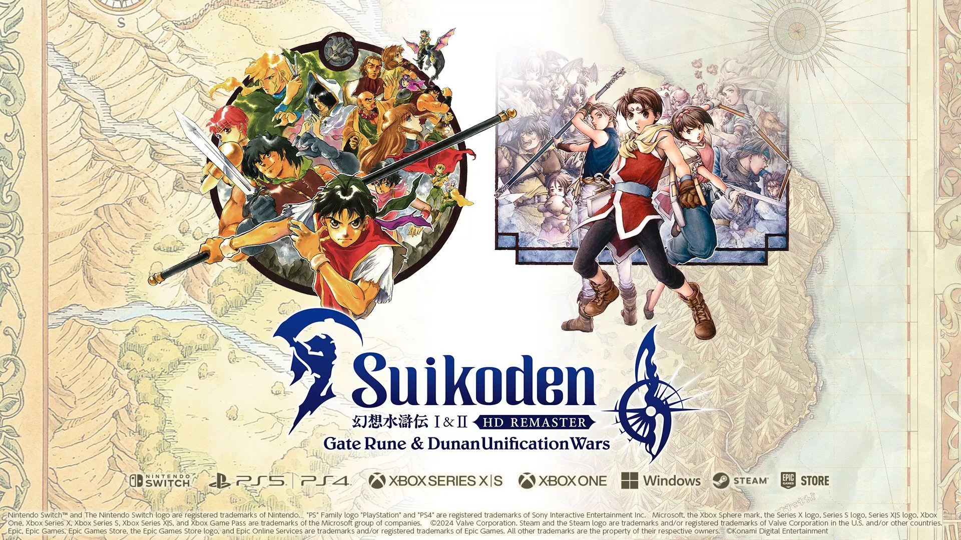 Suikoden I&II HD Remaster Gate Rune