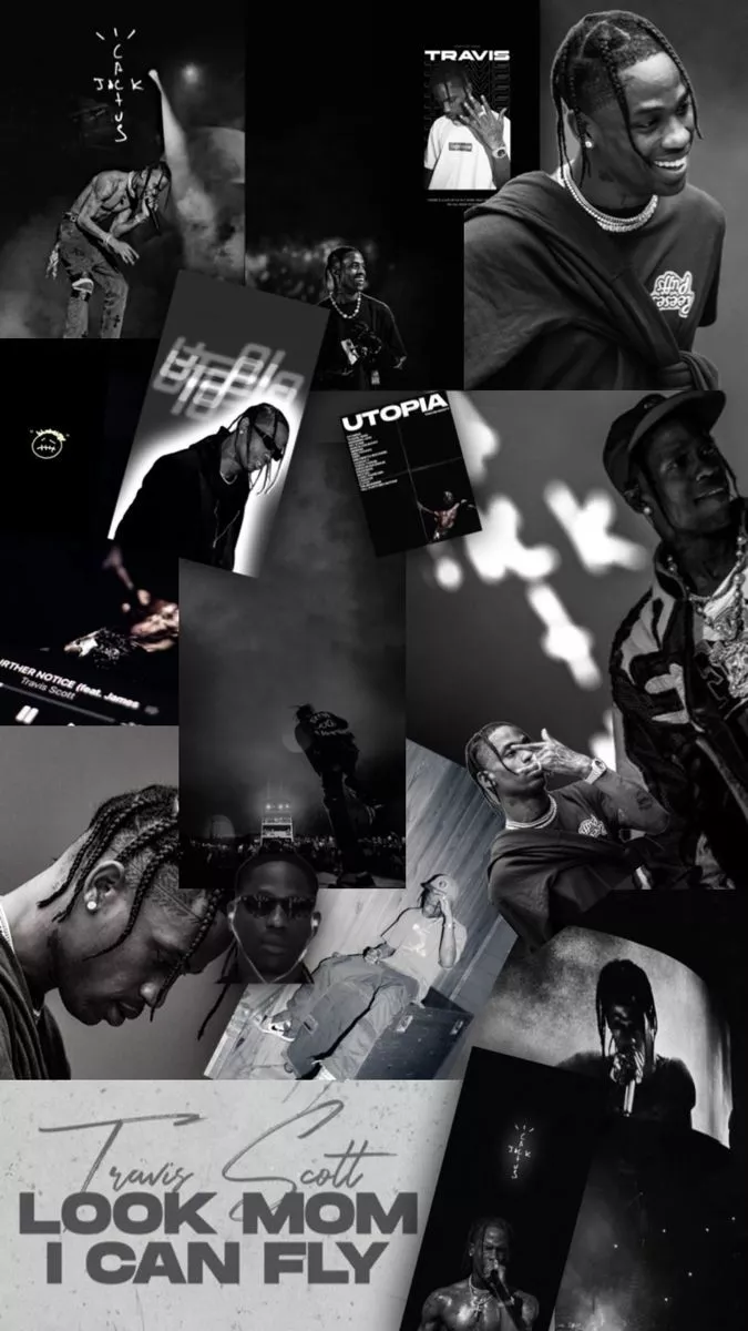 Grey Travis Scott collage