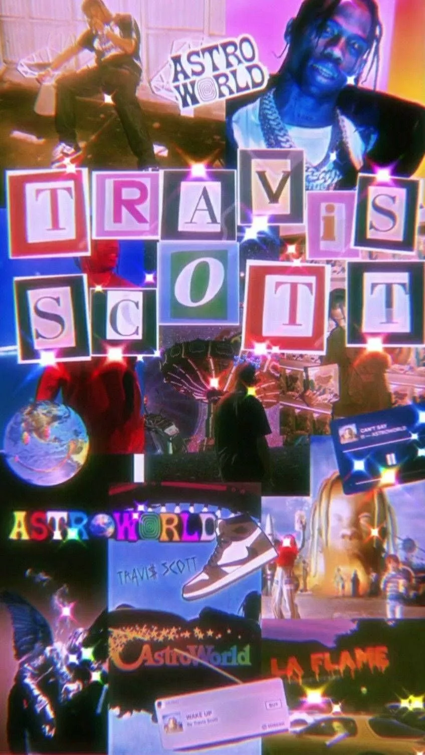 Hazy Travis Scott Aesthetic Mosaic