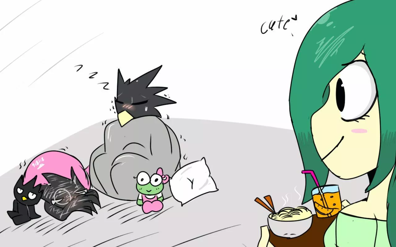 Tokoyami is cursed xdd #tokotsuyu