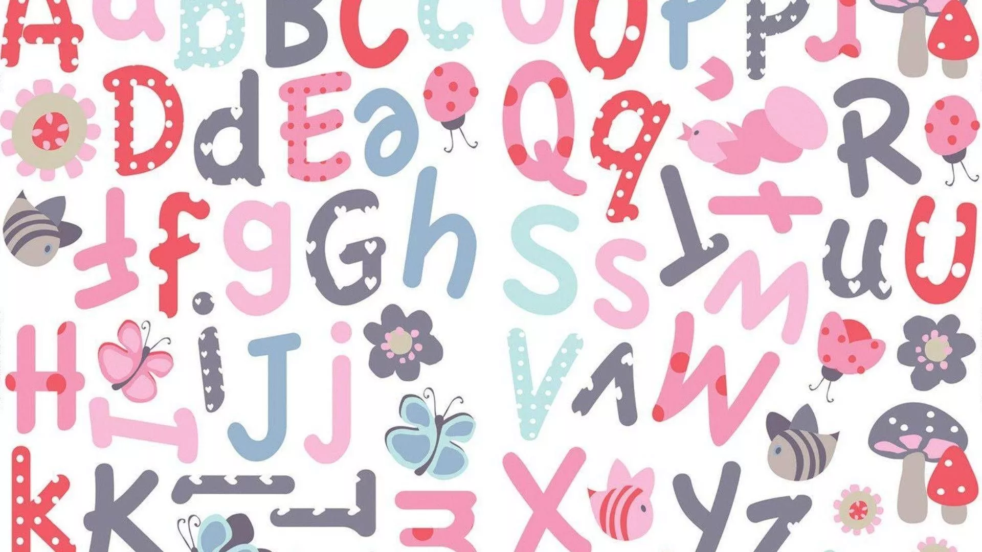 Alphabet Wallpaper