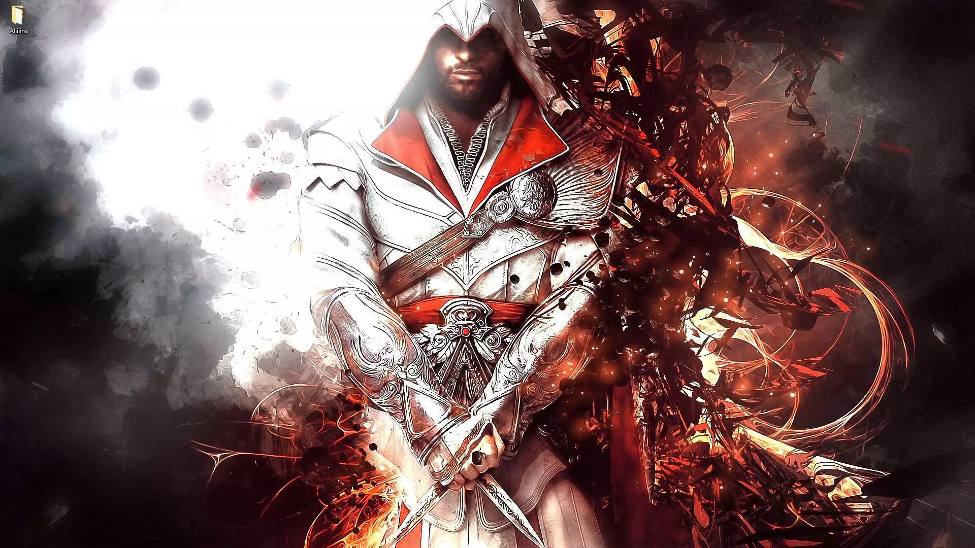 Live wallpaper Ezio from Assassin Creed