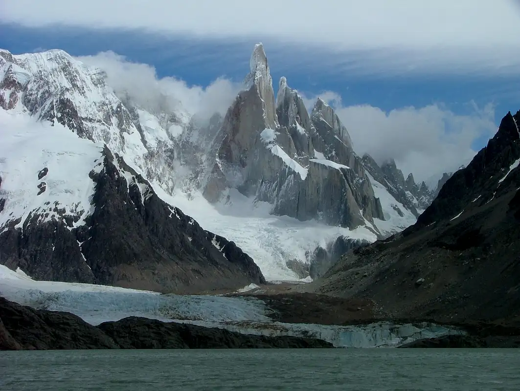 Cerro Torre from Laguna Torre, Photo