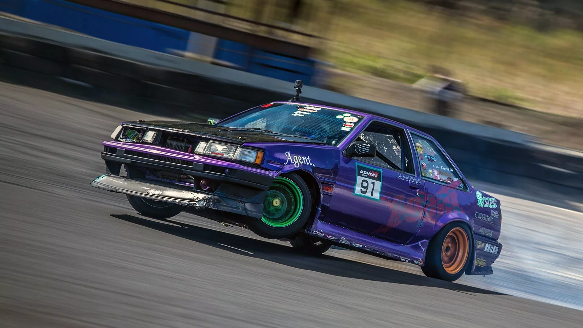 Wallpaper drift, toyota, corolla