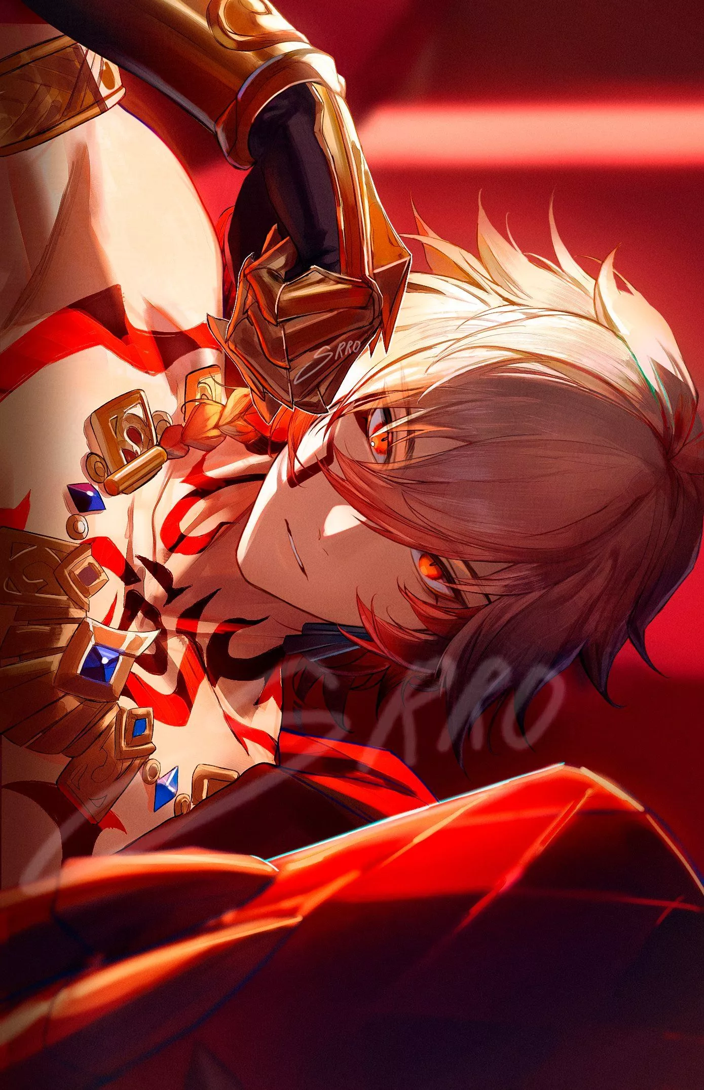 mydei (honkai and 1 more) drawn