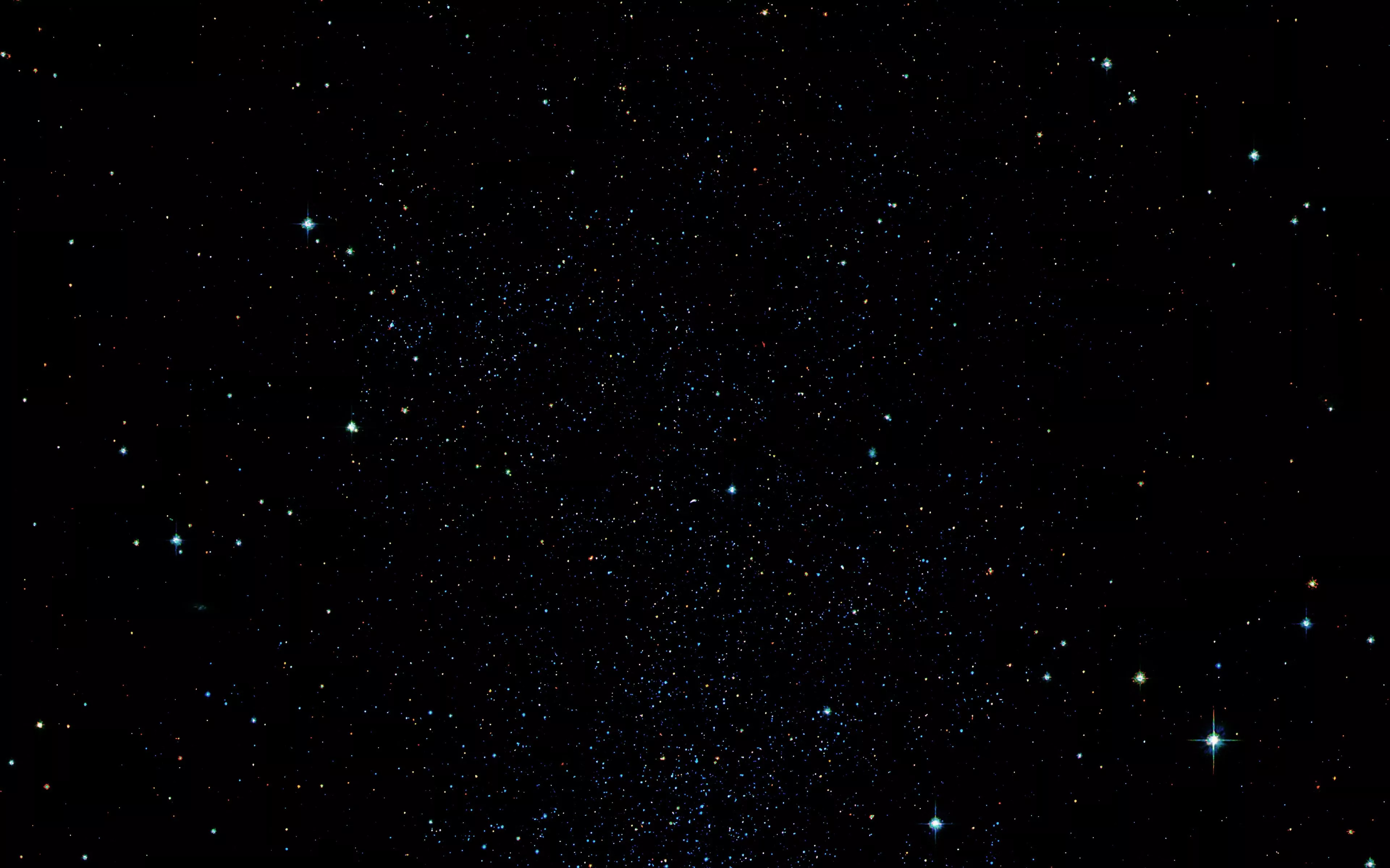 Wallpaper Night Space Night Gemini