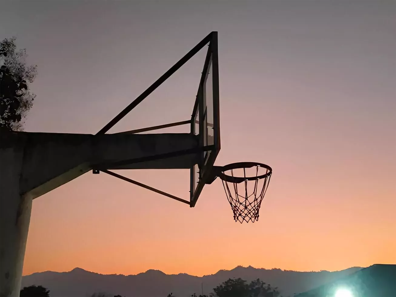 Basketball Hoop Silhouette