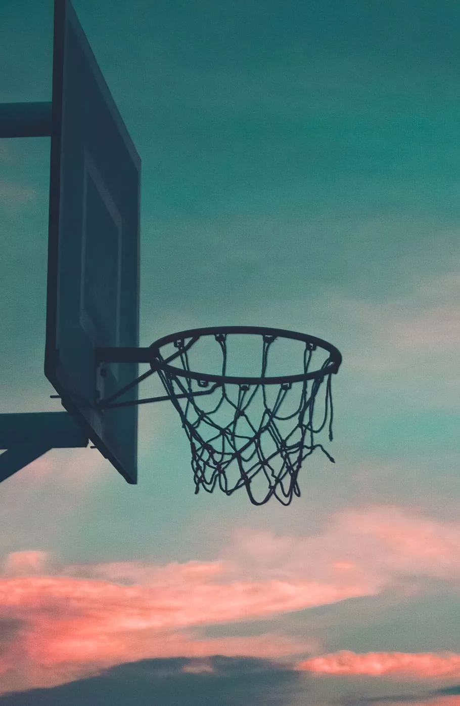 HD wallpaper: black basketball hoop