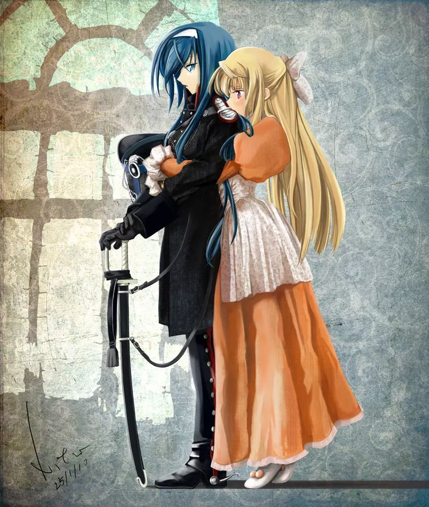 miko. anime, sacerdotisa, wallpaper animes