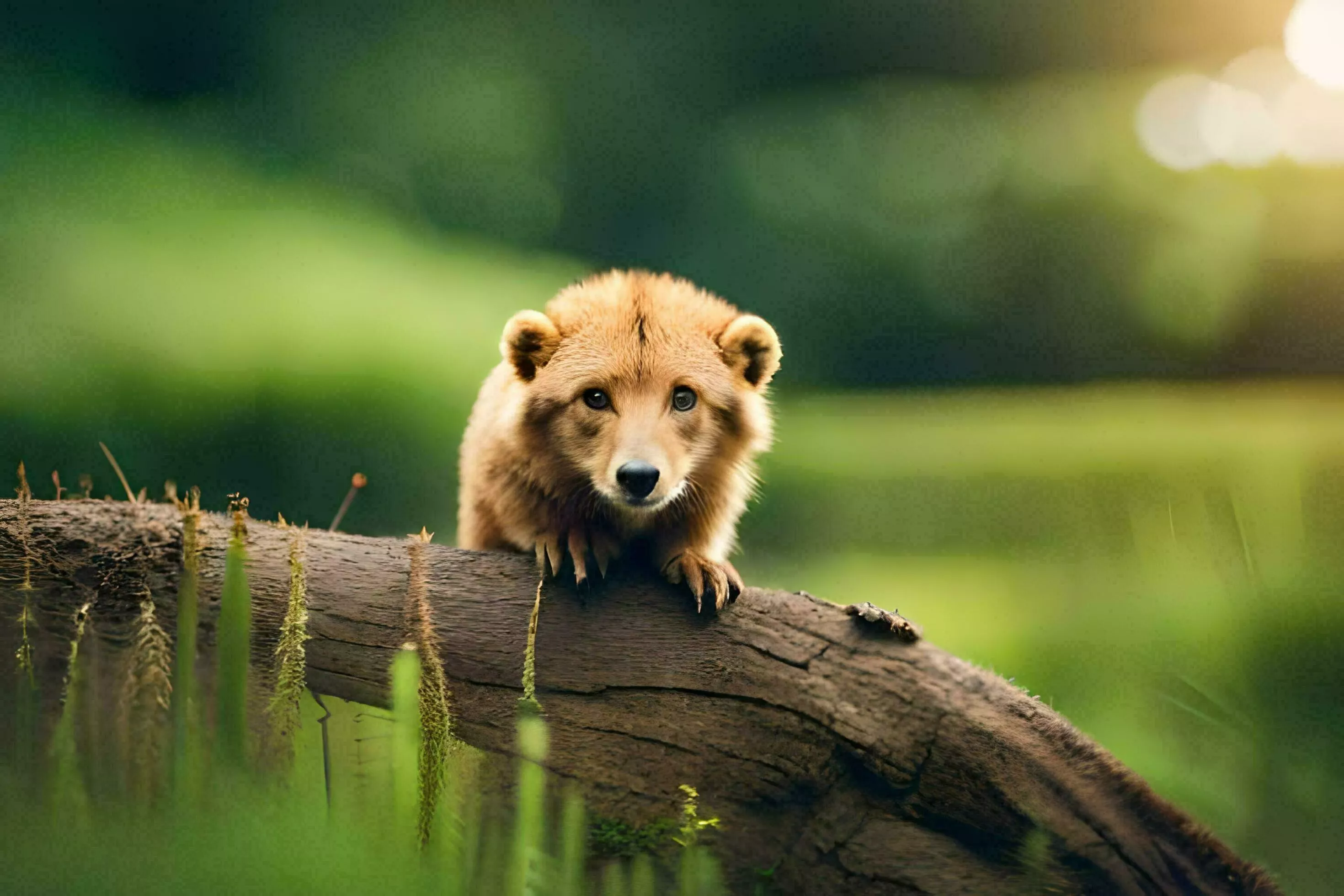 photo wallpaper the bear, nature