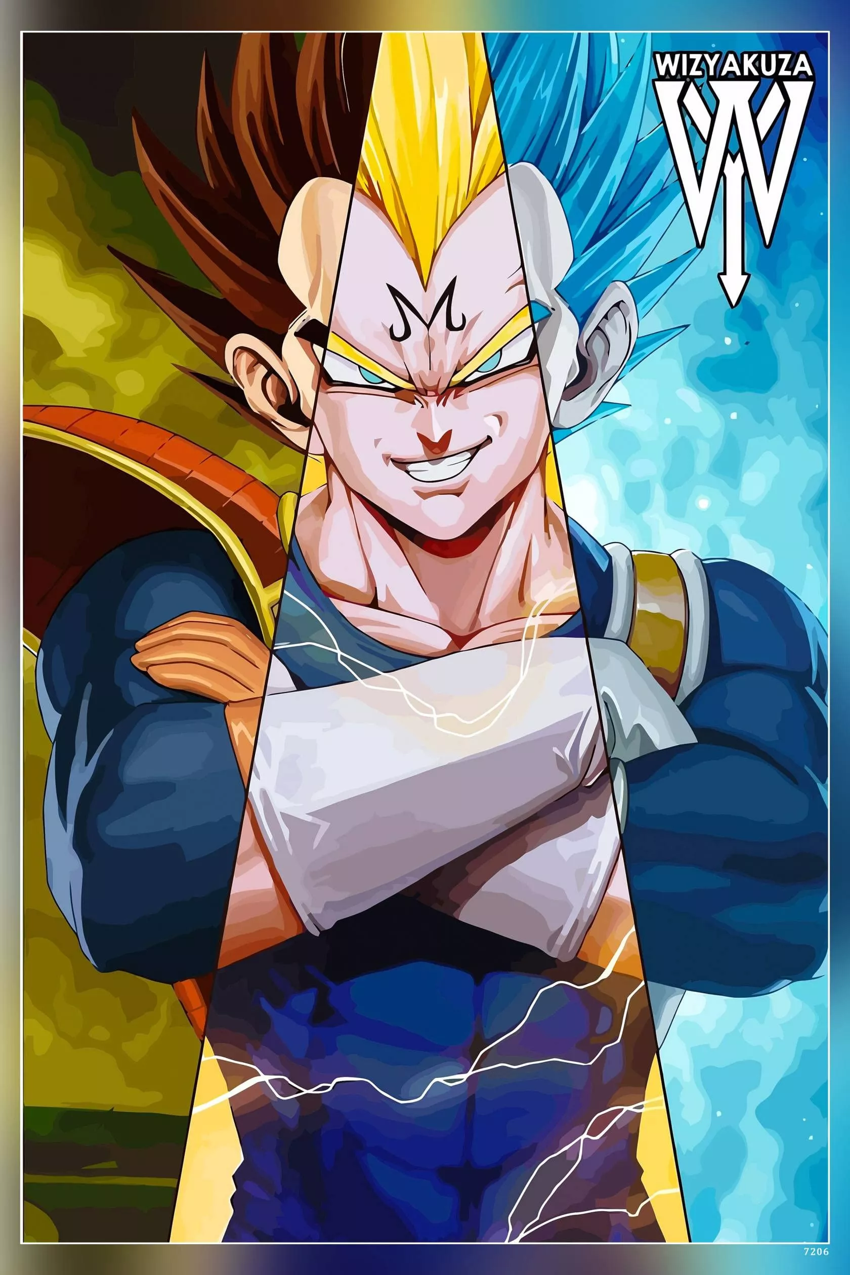 POSTERNEST Vegeta (Dragon Ball) Anime