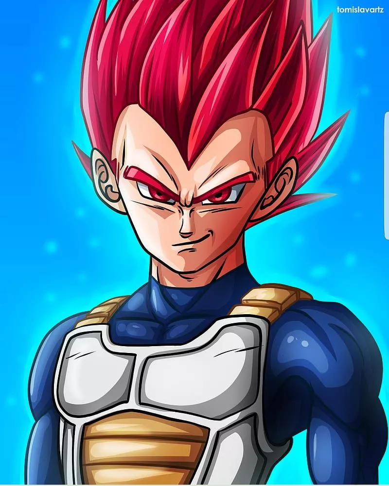 Vegeta ssj god, ball, dragon, manga