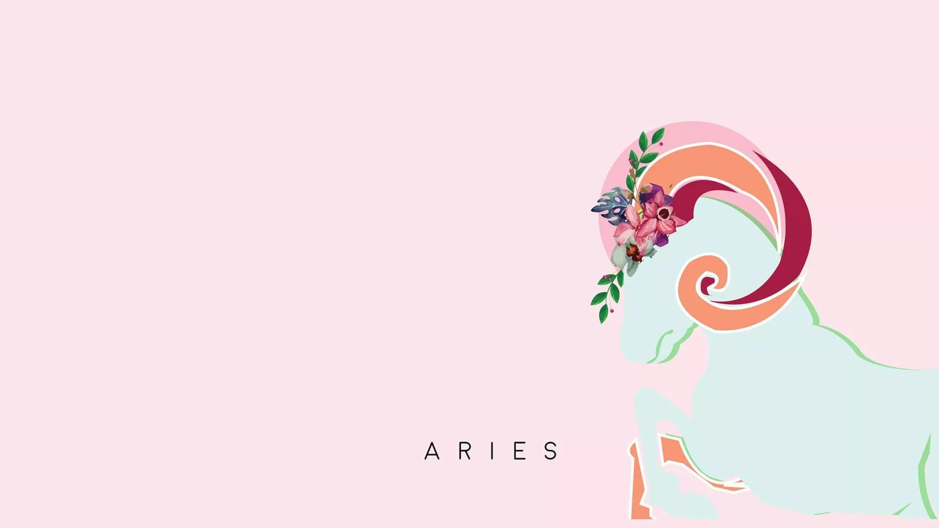 Aries Zodiac Sign Wallpaper